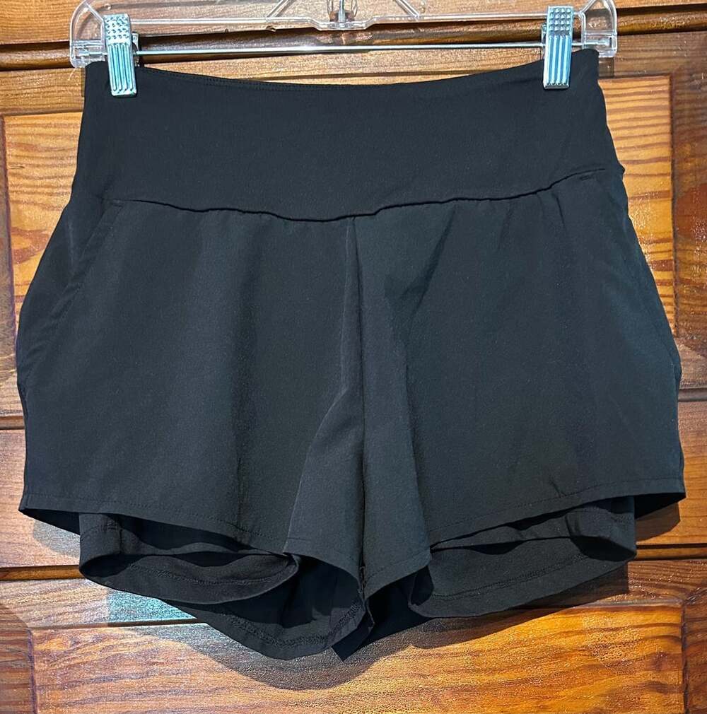 Juicy Couture Sport Two-In-One Shorts Size S Black Athletic